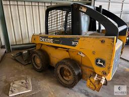 John Deere 317 Skid Steer with Front Bucket