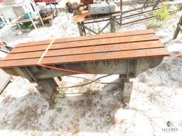 Large Lot of Metal - Rack, Work Tables, Contents