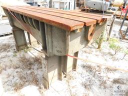 Large Lot of Metal - Rack, Work Tables, Contents