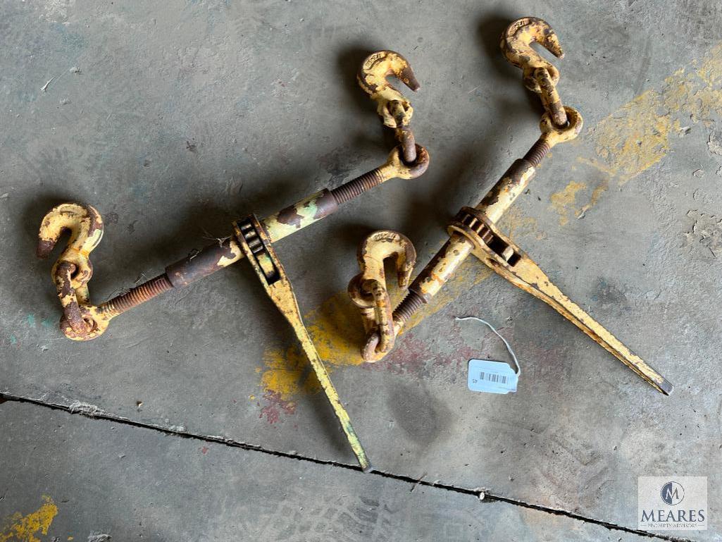 Group of Two Ratchet Chain Binders