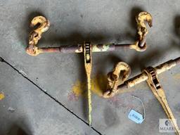 Group of Two Ratchet Chain Binders