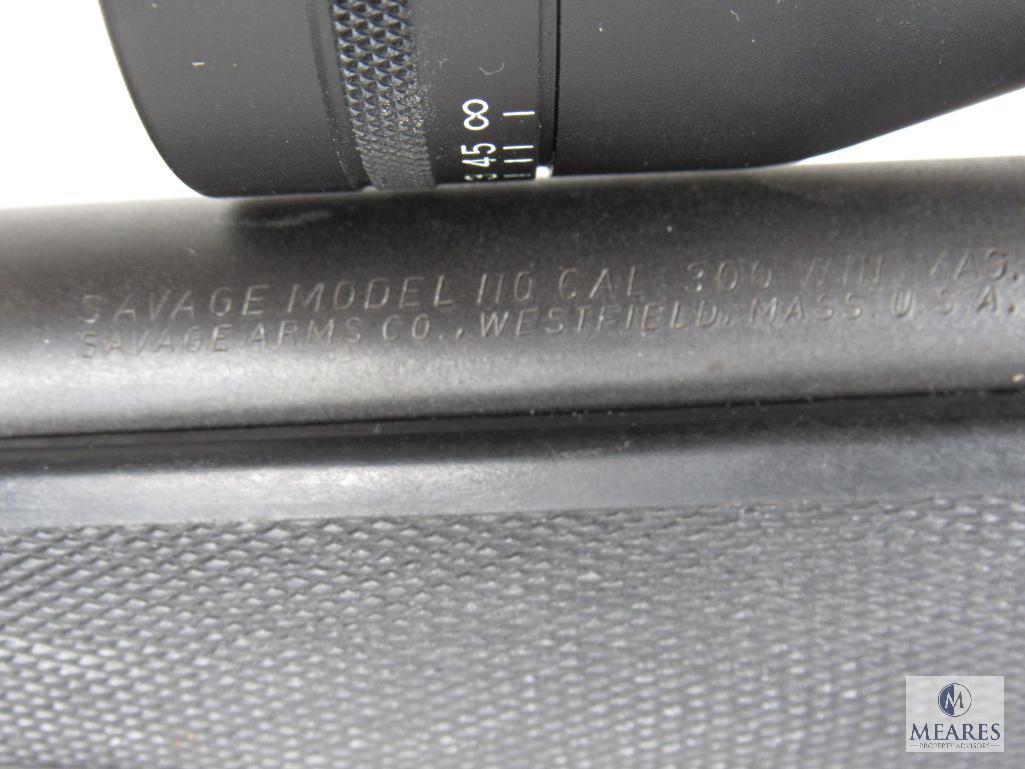 Savage 110 Tactical .300 WIN Mag Bolt Action Rifle With Burris Scope and Upgrades
