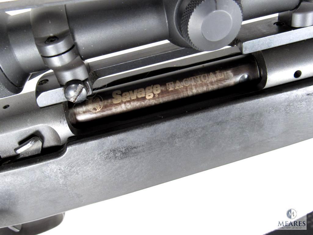 Savage 110 Tactical .300 WIN Mag Bolt Action Rifle With Burris Scope and Upgrades
