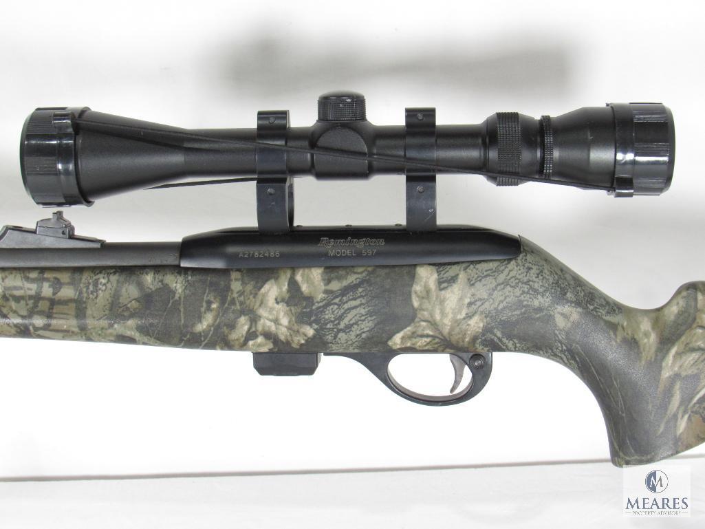 Remington 597 .22LR Semi-Auto Rifle With Tasco Scope