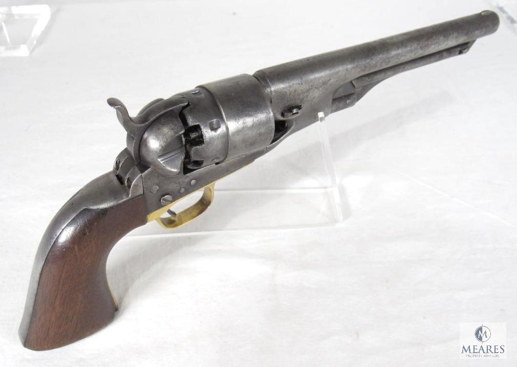 Confederate Soldier's Black Powder Colt Army .44 Cal Revolver and Sword With Scabbard