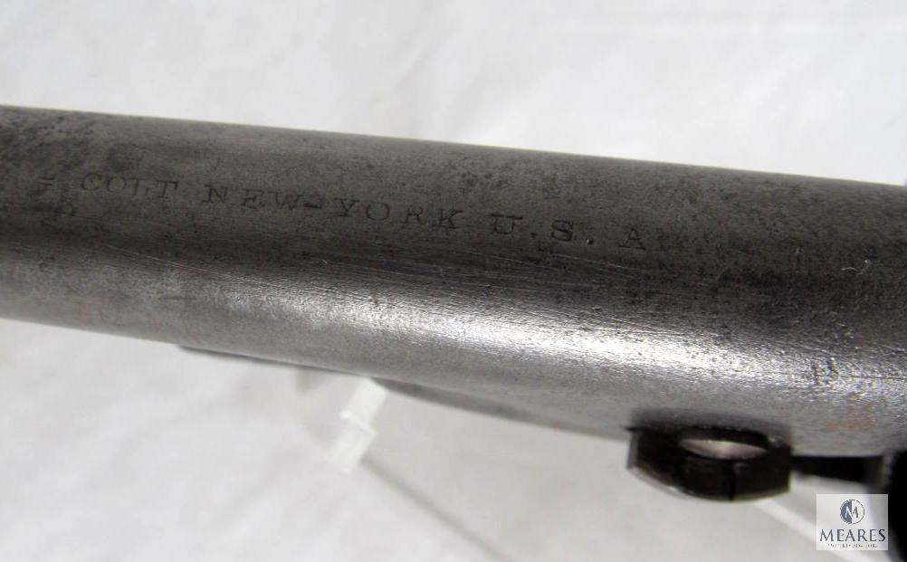 Confederate Soldier's Black Powder Colt Army .44 Cal Revolver and Sword With Scabbard