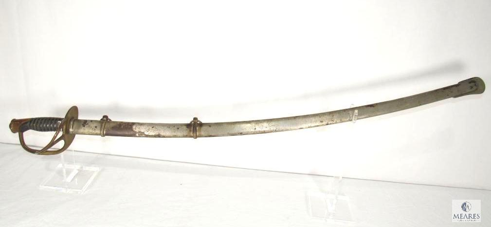 Confederate Soldier's Black Powder Colt Army .44 Cal Revolver and Sword With Scabbard