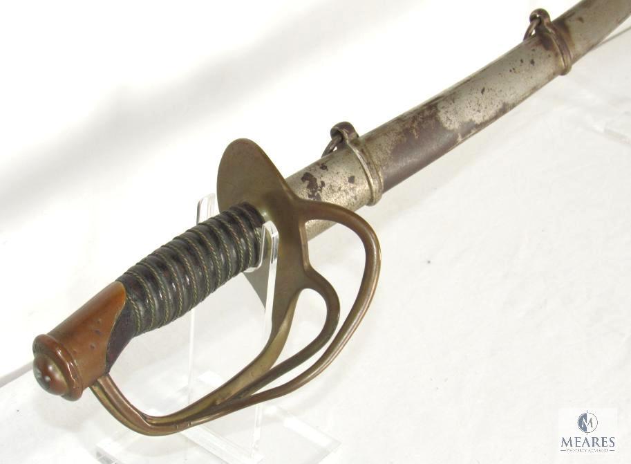Confederate Soldier's Black Powder Colt Army .44 Cal Revolver and Sword With Scabbard