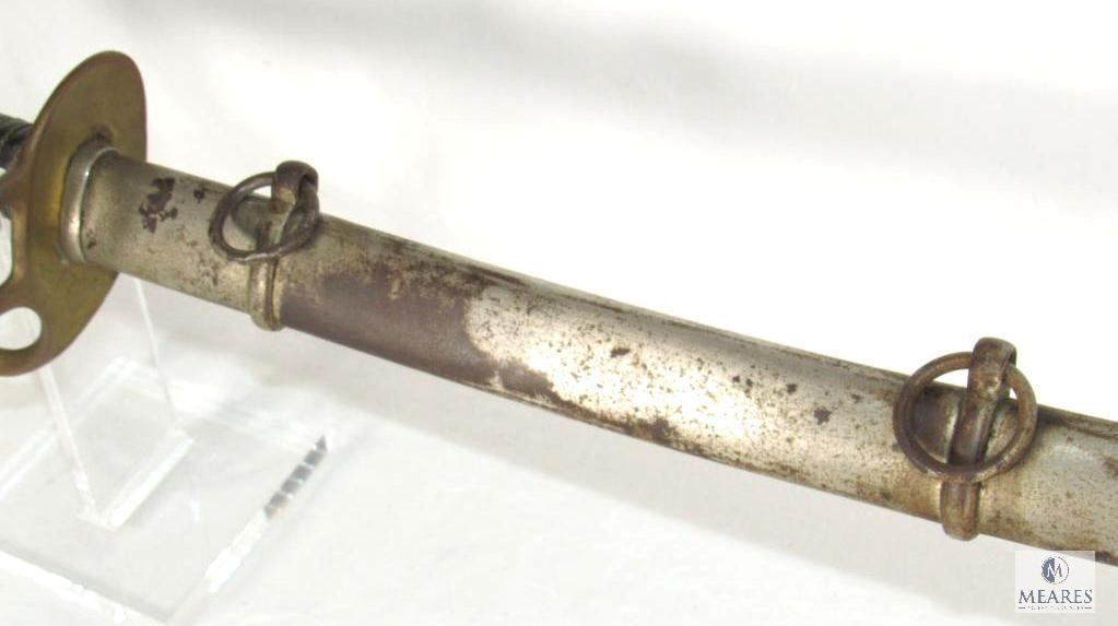 Confederate Soldier's Black Powder Colt Army .44 Cal Revolver and Sword With Scabbard