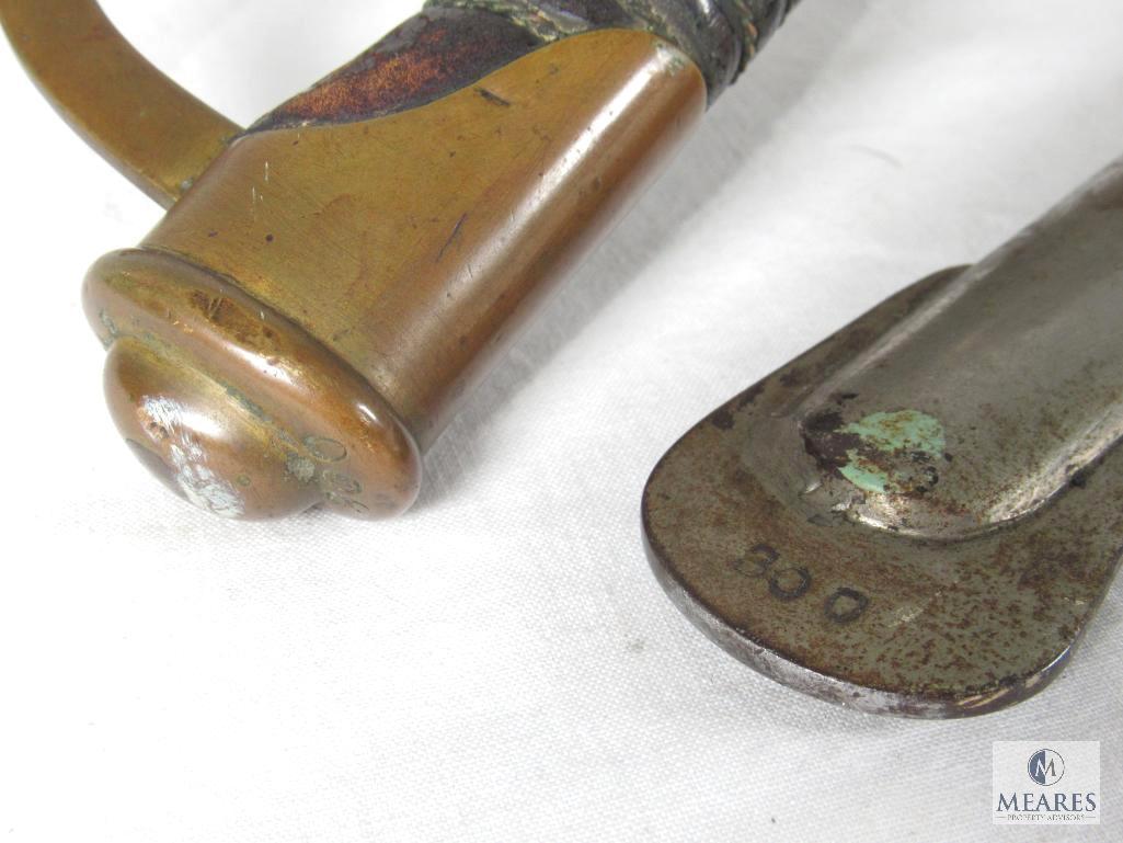 Confederate Soldier's Black Powder Colt Army .44 Cal Revolver and Sword With Scabbard