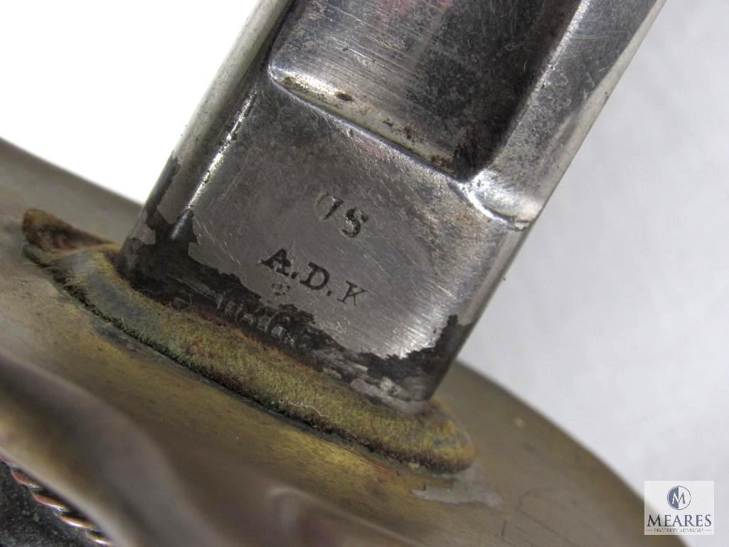 Confederate Soldier's Black Powder Colt Army .44 Cal Revolver and Sword With Scabbard