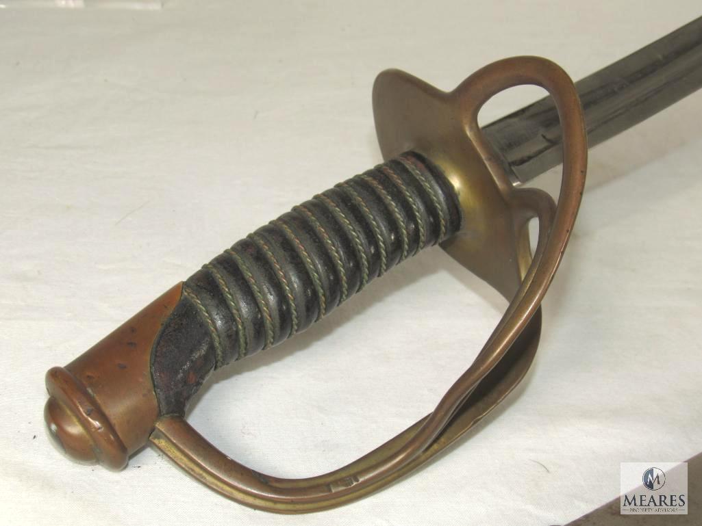 Confederate Soldier's Black Powder Colt Army .44 Cal Revolver and Sword With Scabbard
