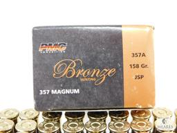 PMC 50 Rounds 357 Magnum Ammo 158 Grain Jacketed Soft Point