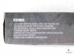 New NcStar Red Dot Reflex Sight with Weaver Mount. Great on Rifle, Pistol or Shotgun