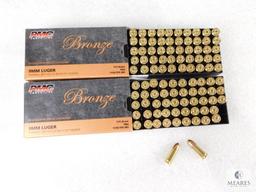 PMC 100 Rounds 9mm Ammo 115 Grain FMJ