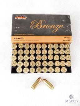 PMC 50 Rounds 45 acp Ammo 230 Grain FMJ