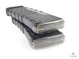 Two New 30 Round AR15 5.56, 223 Rifle Magazines with Clear View Window to See Round Count
