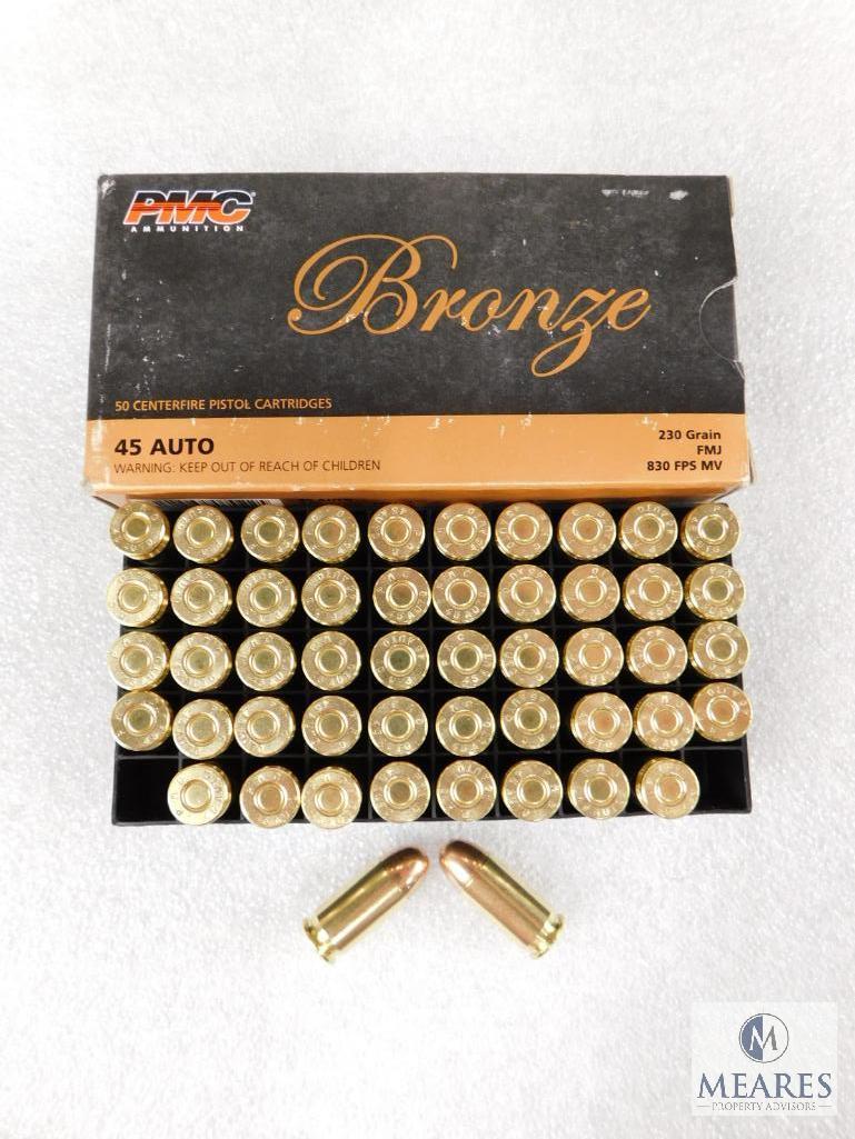 PMC 50 Rounds 45 acp Ammo 230 Grain FMJ