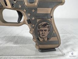 Glock G19 Gen3 Trump Edition Austria Handgun 9mm Luger with Zaffari Threaded Barrel