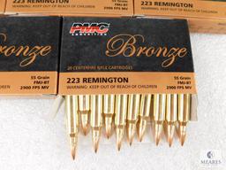 PMC 100 rounds 223 Remington Ammo 55 Grain FMJ