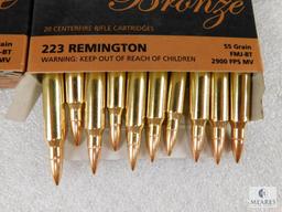 PMC 100 rounds 223 Remington Ammo 55 Grain FMJ