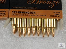 PMC 100 rounds 223 Remington Ammo 55 Grain FMJ