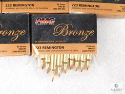 PMC 100 rounds 223 Remington Ammo 55 Grain FMJ