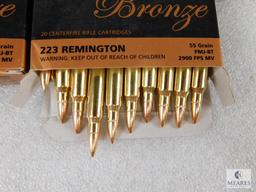 PMC 100 rounds 223 Remington Ammo 55 Grain FMJ