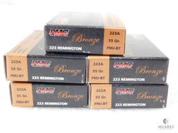 PMC 100 rounds 223 Remington Ammo 55 Grain FMJ