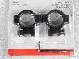 New Redfield 1" Rimfire Rifle Scope Rings Matte Finish and Medium Height