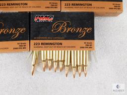 PMC 100 Rounds 223 Remington Ammo 55 Grain FMJ