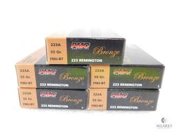 PMC 100 Rounds 223 Remington Ammo 55 Grain FMJ