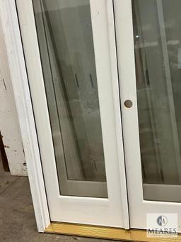 Lot Two French Doors With Trim 53" x 83"