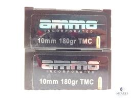100 Rounds Ammo Inc 10mm 180 Grain TMC Ammo