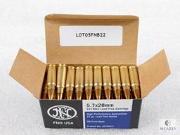 50 Rounds FN 5.7x28mm 27 Grain Ammo