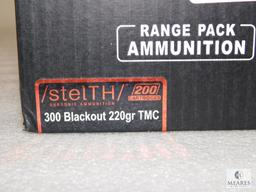200 Rounds Ammo Inc Stealth .300 BLackout AAC 220 Grain TMC Ammo
