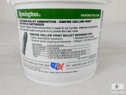 1400 Rounds Remington Bucket of Bullets .22 Long Rifle Ammo. 36 Grain Copper Plated Hollow Point