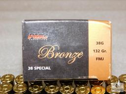 50 Rounds PMC .38 Special Ammo. 132 Grain FMJ