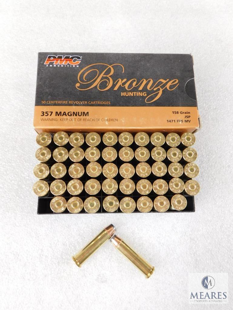 50 Rounds PMC .357 Magnum Ammo. 158 Grain Jacketed Soft Point