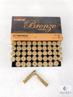 50 Rounds PMC .357 Magnum Ammo. 158 Grain Jacketed Soft Point