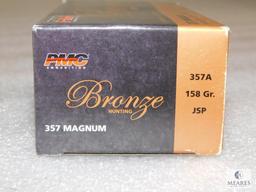 50 Rounds PMC .357 Magnum Ammo. 158 Grain Jacketed Soft Point