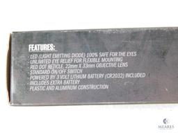 New NcStar Red Dot Reflex Sight with Weaver Mount. Great on Rifle, Pistol or Shotgun