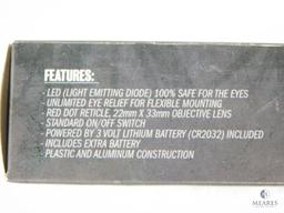 New NcStar Red Dot Reflex Sight with Weaver Mount. Great on Rifle, Pistol or Shotgun