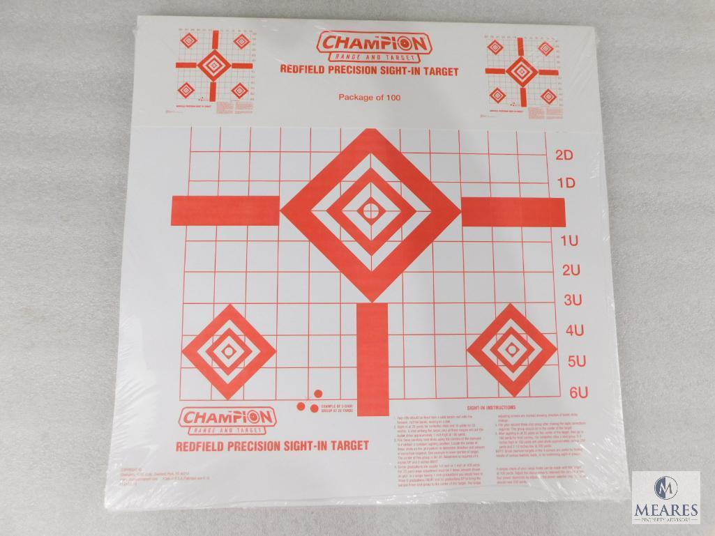 100 Count Champion Redfield Precision Rifle Sight in Targets