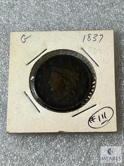1837 Large Cent, G