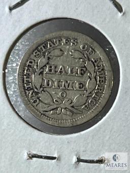 1856-O Half Dime, VG