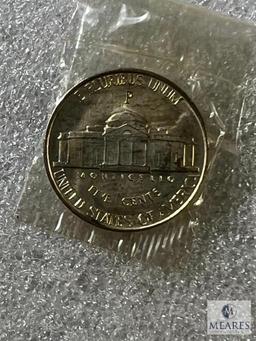 1943-P Silver Jefferson Nickel, MS 65, Decent Steps