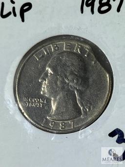 1987 Quarter Error Clip at 1:30