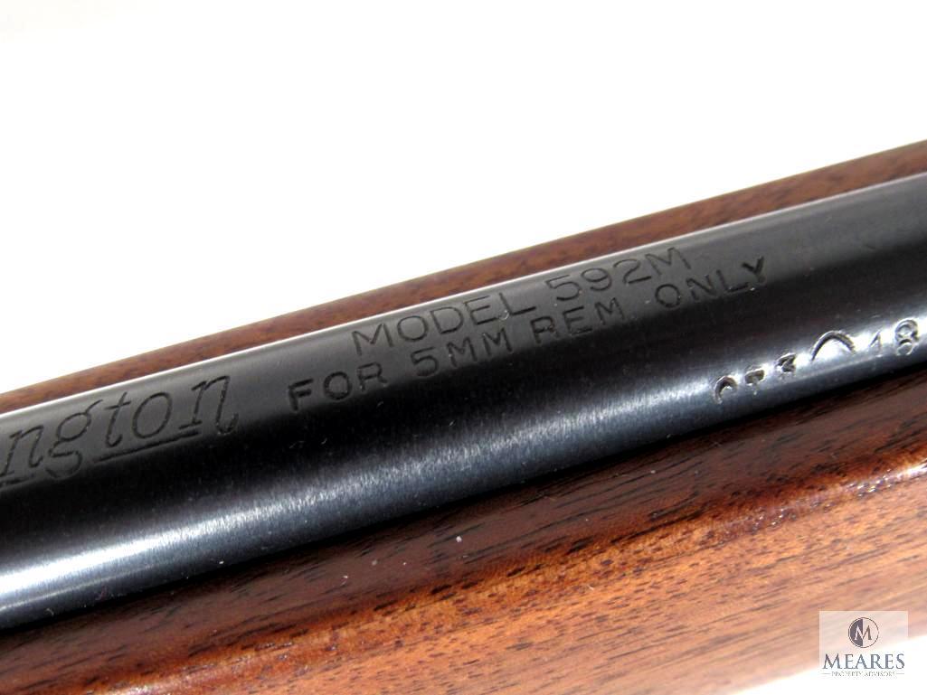 Remington Model 592M Chambered in 5mm Remington Mag. Bolt Action Rifle with 24" Barrel