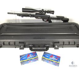 Savage B17 MDT .17 HMR Bolt Action Rifle With Vortex Scope and Loaded With Accessories